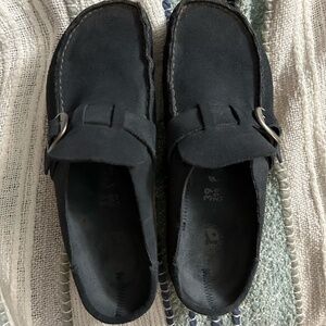 Birkenstock Blue Suede Clogs - Size 39 (9 Women's)